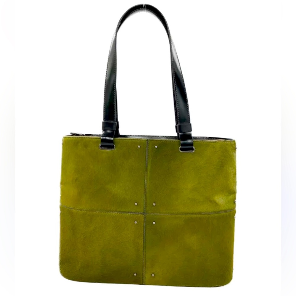 TOD’S Pony Hair Leather Bag in Green - EUC GREAT PRICE